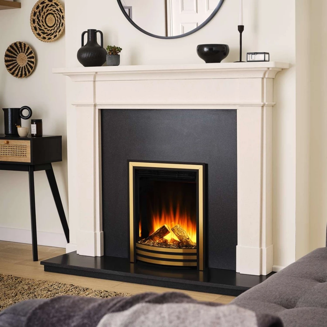 Sway Classic – Messing British Fires  | Biopeiser-shop.no | 1-sidig innebygget elektrisk peis