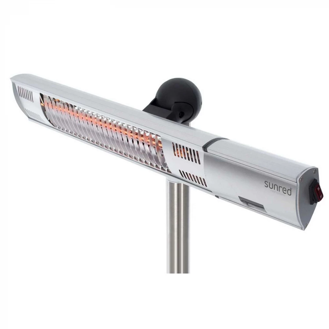 Ultra 2000W terrassevarmer på stativ Sunred  | Biopeiser-shop.no | Frittstående Elektrisk Terrassevarmer