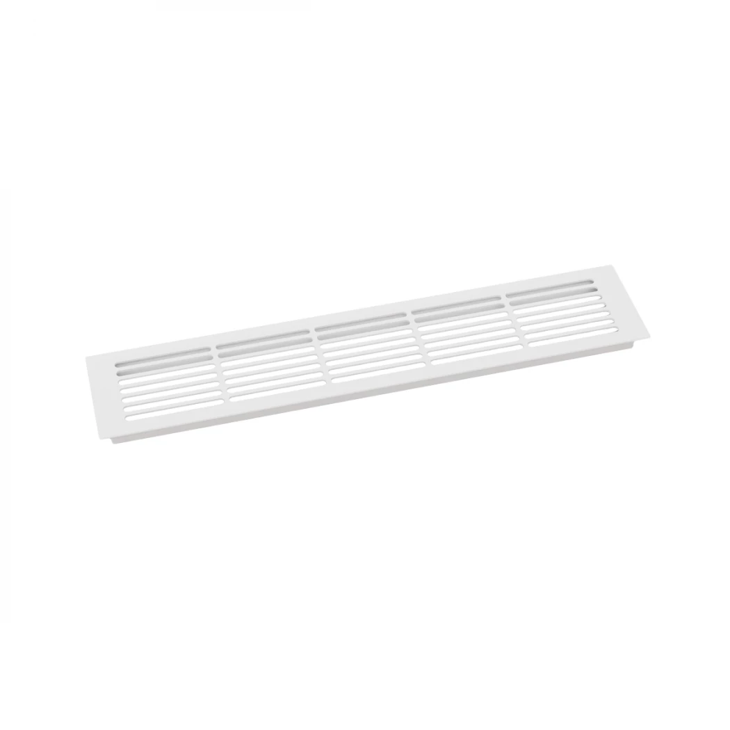 Ventilasjonsrist Hvit - 50x10 cm - 214 cm2  | Biopeiser-shop.no | Ventilasjonrist