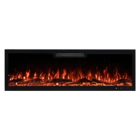 Aflamo Elite 127 cm svart vegghengt elektrisk peis