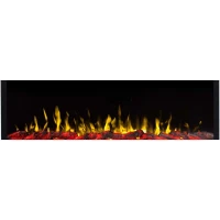 Aflamo Pride Slim 127 cm svart veggmontert elektrisk peis