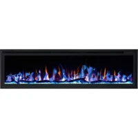 Royal elektrisk peis 60" (152 cm) - veggmontert peis