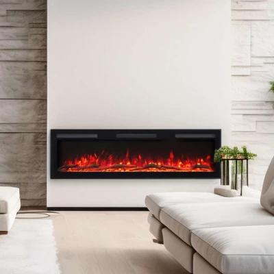 Majestic PRO veggmontert elektrisk peis 50" (127 cm)