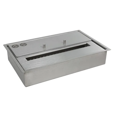 Deluxe brenner i rustfritt stål med 2,5 L kapasitet