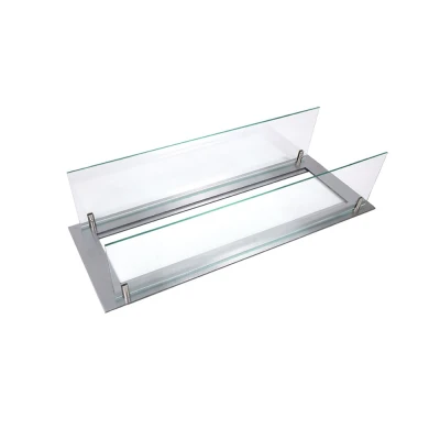 Innbyggingsprofil til 60 cm manuelt bioetanol brannkar