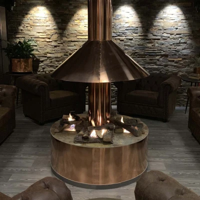 Deluxe brannkar i rustfritt stål med 2 L kapasitet