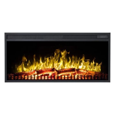 LED-peis for profesjonell installasjon LED Klassisk innebygd elektrisk peis - 128,5cm