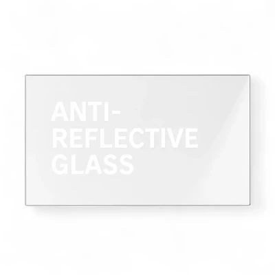 Antirefleksglass for British Fires elektriske peiser