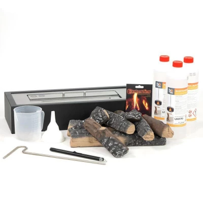 50 cm bio brannkar for eksisterende peis | Biopeis-shop.no Biofire innsatspakke - 50 cm