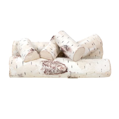 6 stk. Bjørketre dekorasjon for biopeiser