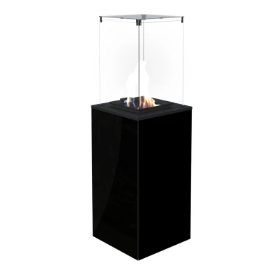 Deluxe Patio outdoor gasspeis - svart | Biopeiser Shop Flott frittstående Deluxe Patio utendørs gasspeis i svart