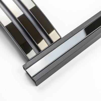 Sway Classic Elektrisk Peis med Svart/Nikkel Frontpanel – Innebygd Elektrisk Peis