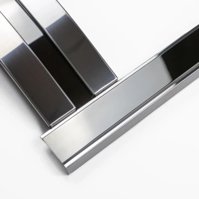 Sway Elegance Elektrisk Peis med Krom og Nikkel Frontpanel – Innebygd Elektrisk Peis