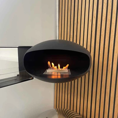 Bioetanol peis sort Cocoon Aeris fra Cocoon Fire i svart matt