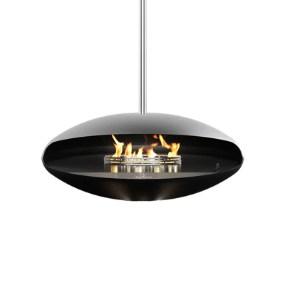 DecoFlame Espoo Floor frittstående biopeis med 3 eikeben