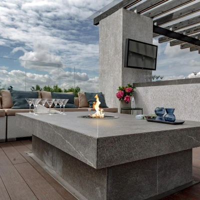 Planika Galio Fire Pit Insert Automatic Planika Galio Fire Pit automatisk gasspeis innsats
