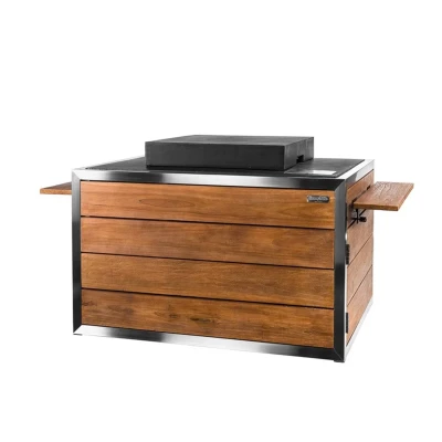 Svart lokk til gasspeis