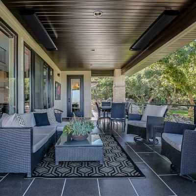 Heation Heatbar Pro 2400 infrarød terrassevarmer med fjernkontroll og wi-fi styring