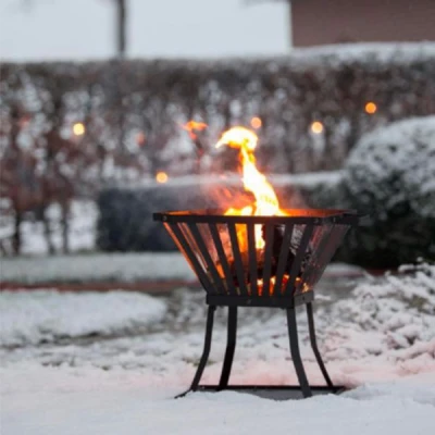 Denver bålkurv i svart