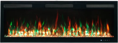 Majestic PRO veggmontert elektrisk peis 72" (183 cm)