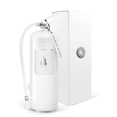 Nordic Flame brannslukningsapparat 6 kg - Hvit Klassisk