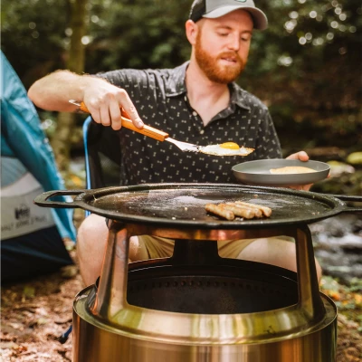 Bonfire Stekeplate Topp + HUB - Solo Stove