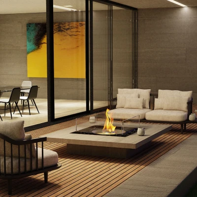 EcoSmart Square 22 biopeis innbyggingskit