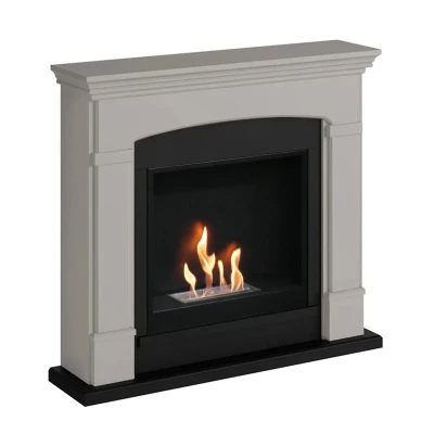 Hals Bioetanolpeis i Beige fra TAGU Hals Beige Biopeis i mykt beige design for moderne hjem