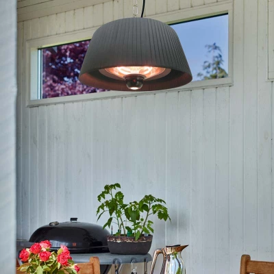Moderne lampevarmer Hengende terrassevarmer med skjerm