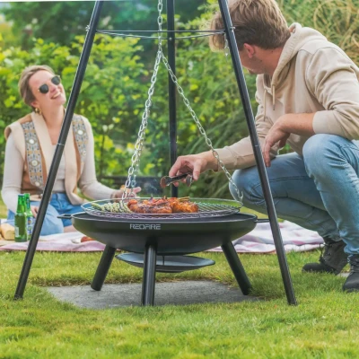 Trefot med Ø59 Bålfat