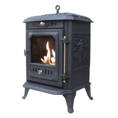 ScandiFlames Ulvik Frittstående biopeis. ScandiFlames Ulvik frittstående biopeis laget av støpejern i klassisk skandinavisk peisdesign.