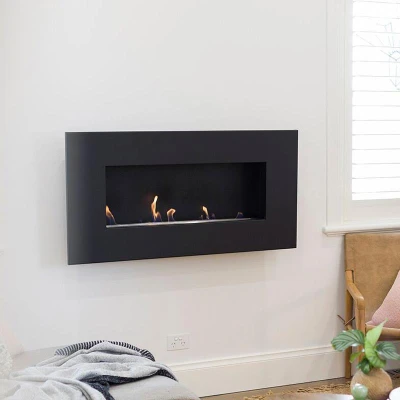 Icon Fires Nero 1150 Veggmontert - svart | Biopeiser Shop Nero 1150 veggmontert biopeis fra Icon Fires i svart