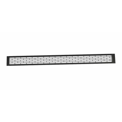 Ventilationsrist Sort - 100x9 cm med et ventilationsareal 450 cm2