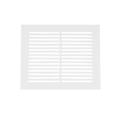 Ventilationsrist Hvid - 25x20,5 cm med et ventilationsareal 210 cm²