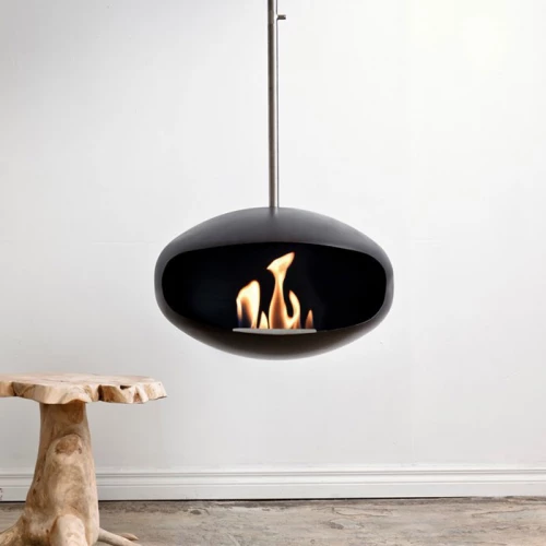 Bioetanol peis sort Cocoon Aeris fra Cocoon Fire i svart matt