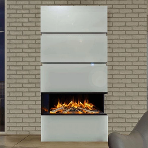E-Mod 1 Suite Evonic elpeis med glass E-Mod 1 Suite elektrisk peis fra Evonic Fires