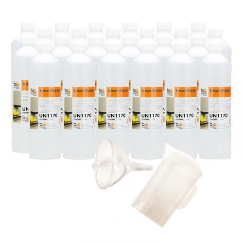 Startkit med 18 liter bioetanol Bioetanol startsett til biopeiser 18 liter