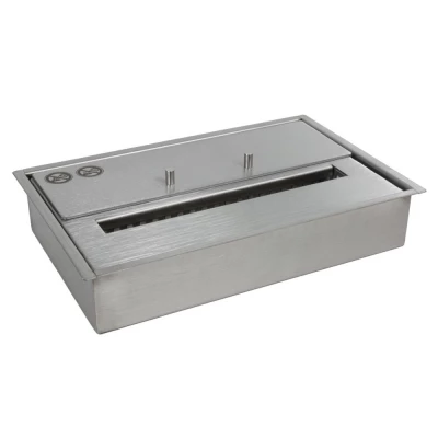 Deluxe brenner i rustfritt stål med 2,5 L kapasitet