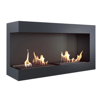 Venstrevendt innebygd etanolpeis 90cm