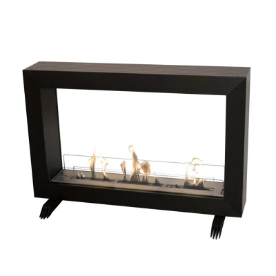 Atri Frittstående biopeis - aluminium svart | Biopeiser Shop Atri Frittstående biopeis fra Xaralyn i aluminium svart