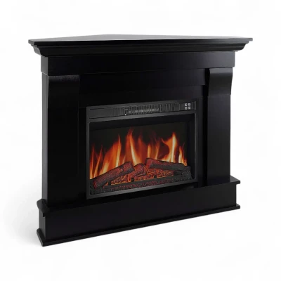 Elektrisk Peis Albion Corner AF23S - Svart Brun fra ArtiFlame ArtiFlame Albion Corner AF23S - Svart Brun Elektrisk Peis