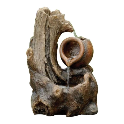 Legno vannfontene Lille havespringvand med nem installation