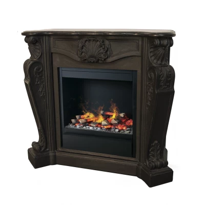 Louis Castle Stone Surround vanndamp peis svart Louis Castle Stone Surround vanndamp peis svart