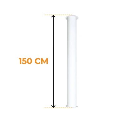 ScandiFlames Toronto Monteringsrør Hvit 150 cm ScandiFlames Toronto Monteringsrør Hvit 150 cm
