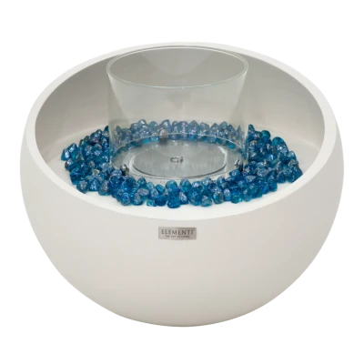 Firenze biopeis – Cream White rund ildskål i fiberbetong | Biopeiser-shop.no FIRENZE Biopeis Bowl – Kremhvit
