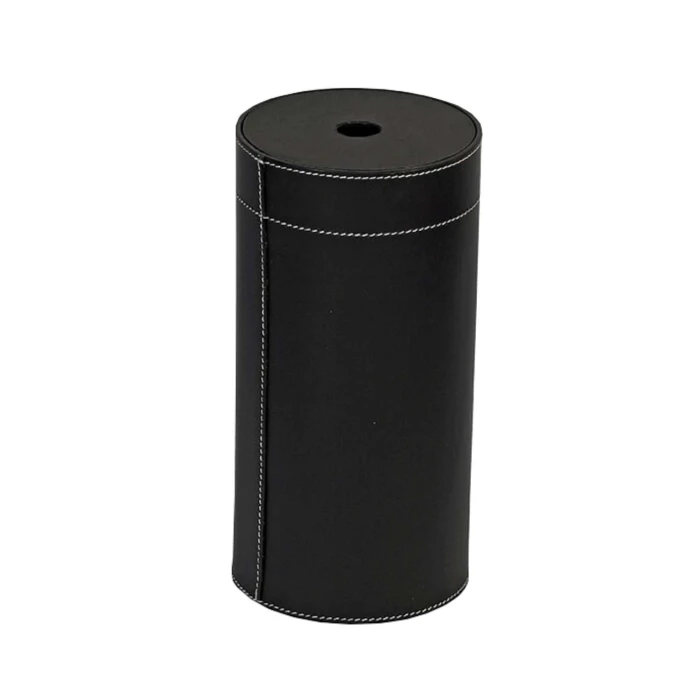 Imitert lærsylinder til opptennere Sort sylinder av imitert lær til opptennere