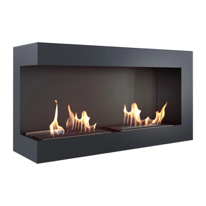 Venstrevendt innebygd etanolpeis 90cm