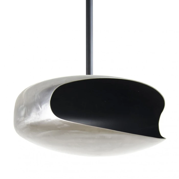 Hein og Haugaard UFO-60 Stål takmontert biopeis med flott flamme