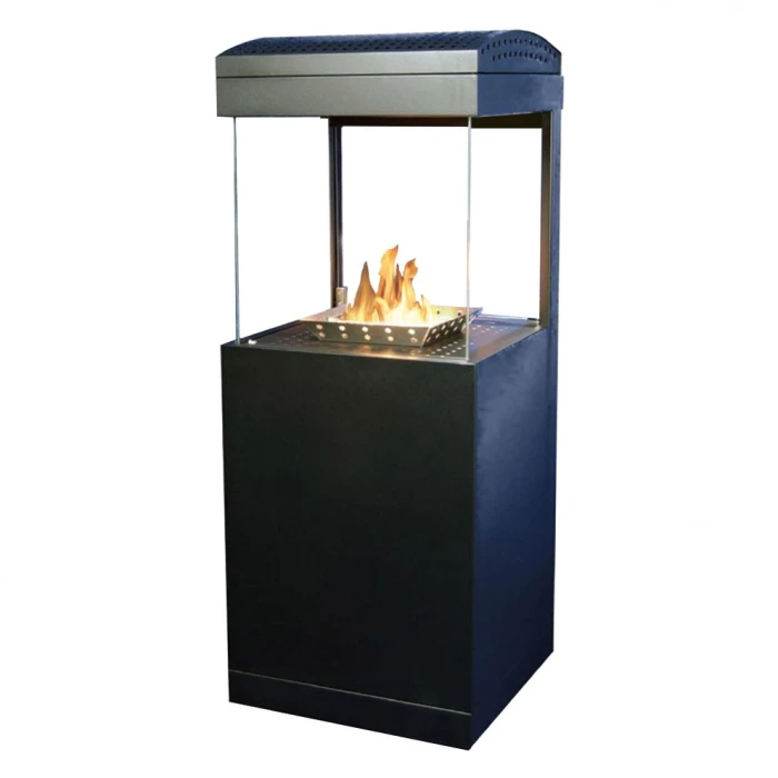 Valencia utendørs gasspeis i svart fra Muztag