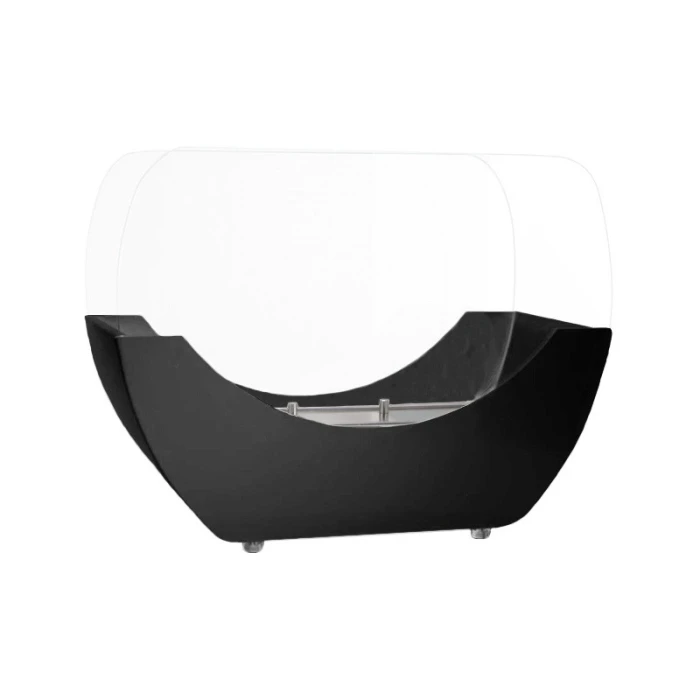 Svart biopeis til bord med krybbedesign